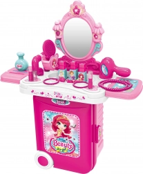 Kinder-Kosmetikkoffer mit Tisch 38 cm mit Licht und Sound