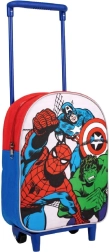 Cerdá Kinder-Reiserucksack mit Rollen Avengers 29 cm