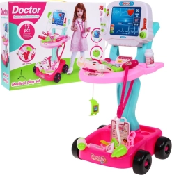 Kinder rosa medizinischer Wagen