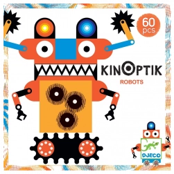 DJECO Magnetisches Puzzle Kinoptik Roboter