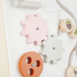 Bieco Holz-Kinderlauflernwagen mit Aktivitäten – Waldbewohner