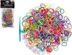 Mach dir dein eigenes Armband – Set mit 600 Loom-Gummibändern
