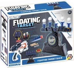 Bewegliches Ziel und zwei Pistolen