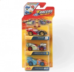 T-Racers Mix 'N Race Autos 3 Stk