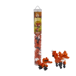 Plus-Plus Fuchs – kreative Konstruktionsbausteine 100 Stk. in Röhre