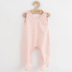 Babystrampler New Baby Classic II mit Bärchen, weiß – Größe 68