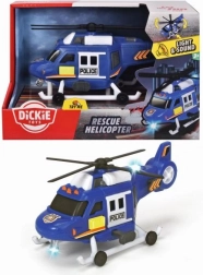 Polizeihubschrauber mit Licht und Sound 18 cm