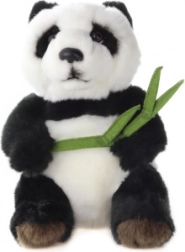 Plüsch-Panda mit Blatt 18 cm