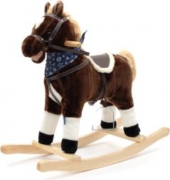 Schaukelpferd mit Melodie und Halstuch Baby Mix