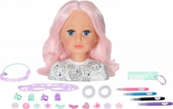 Baby Born kreative Frisierkopf 22 cm mit Zubehör