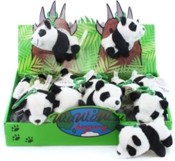 Plüsch-Schlüsselanhänger Panda 12 cm