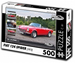 RETRO-AUTA Puzzle FIAT 124 Spider (1973) – 500 Teile