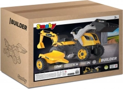 Trettraktor Builder Max mit Bagger und Anhänger