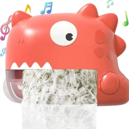 Dinosaurier-Badeschaumgenerator WOOPIE orange