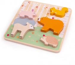 Bigjigs Baby Holzpuzzle Waldtiere