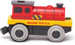Elektrische Lokomotive Bigjigs Rail Roter Kraftprotz