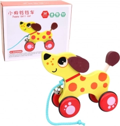 Holz Nachziehspielzeug Hund 17 cm