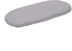 Jersey-Spannbettlaken für den Kinderwagen New Baby grau 35 × 75 cm