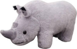 Plüsch Nashorn Spielzeug grau 30cm