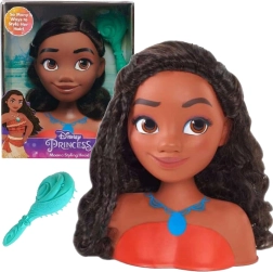 Frisierkopf DISNEY PRINCESS VAIANA (MOANA) mit Bürste