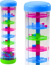 Sensorische Röhre mit bunten Kugeln 20 cm