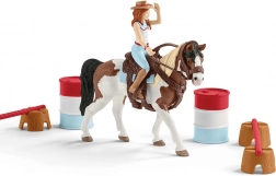 Schleich Horse Club Western-Reitset Hannah – Barrel Racing Set