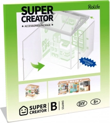 Staubschutztür für Miniaturen Super Creator – Typ B