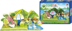 Dreilagiges Schaum-3D-Puzzle Froschteich small foot