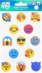 temporäre Emojis-Tattoos für Kinder