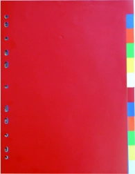 Dokumenten-Organizer A4 2x6 Farben