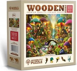 Holzpuzzle Wooden City Pilz-Wunderland 1010 Teile
