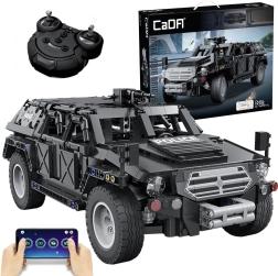 Bausteinset CaDA Geländewagen RC-Auto Fierce Warrior SUV, 561 Teile, Dual Mode