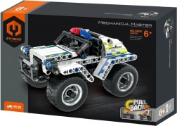 iM.Master Baukasten Polizeiauto mit Rückziehantrieb, 199 Teile