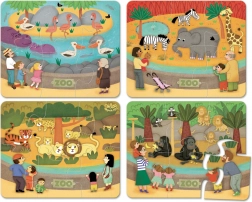 Vilac Holzpuzzle Zoo