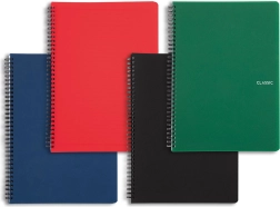 Ringbuch-Block A5 mit Doppelspirale Classic, PP-Cover, liniert