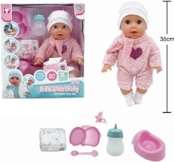 Puppe 35 cm trinkt und pinkelt Tosia mit Zubehör