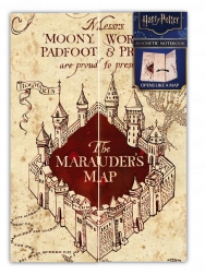 Harry Potter liniertes Notizbuch Rumtreiber-Karte A5 Magical Locations
