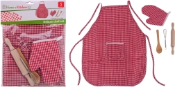 Kinder-Kochset mit Schürze und Handschuh