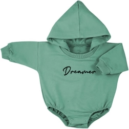 Baby-Body Baggy mit Kapuze Koala Dreamer grün