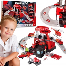Woopie Feuerwehr-Parkplatz mit Rettungsgarage, 43 Teile