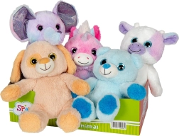 Plüschtier mit glitzernden Augen 23 cm