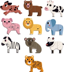 Vilac Holzmagnete Lustige Tiere