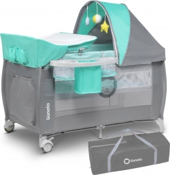 Reisebett Sven Plus von Lionelo – Türkis