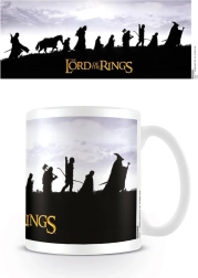 Keramiktasse Herr der Ringe Die Gefährten des Rings