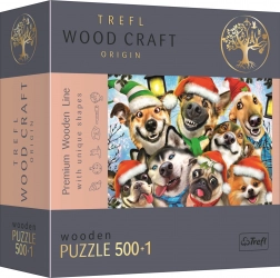 Holzpuzzle Weihnachtshunde 501 Teile