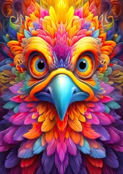 Puzzle Starrer Blick 1000 Teile