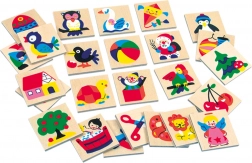 Bino Holzbildzeichen für Kindergärten