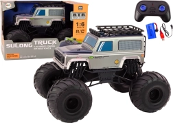 Großes RC-Auto mit Fernbedienung SUV 1:6 grau