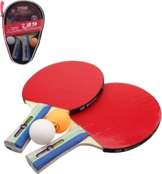 Set Tischtennisschläger und 2 Bälle
