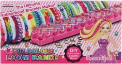 Herstellung von Gummiband-Armbändern mit Webrahmen